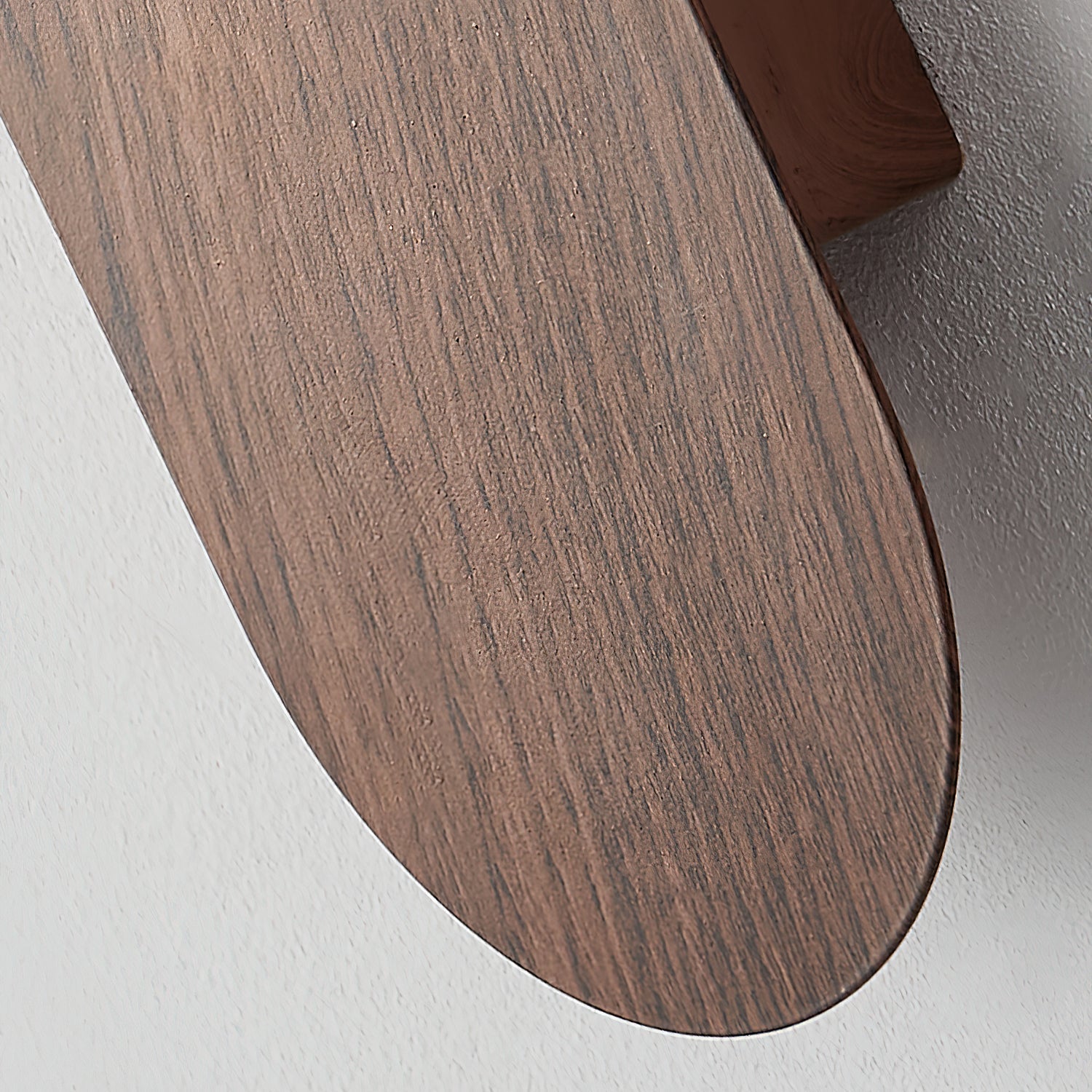 Horizon Grade Wall Lamp – LED Indoor Modern Wood Base Wall Light Frosted Glass Diffuser