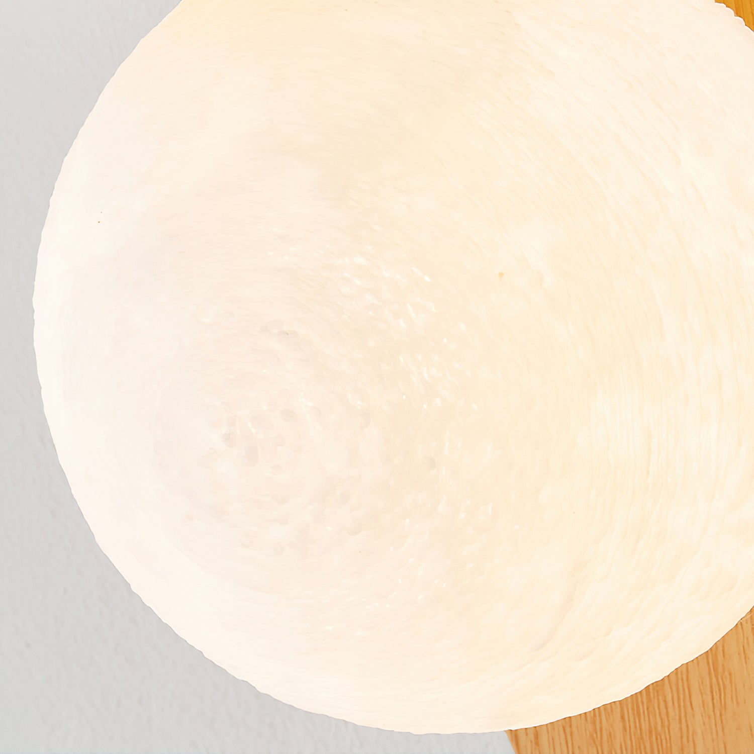 Horizon Grade Wall Lamp – LED Indoor Modern Wood Base Wall Light Frosted Glass Diffuser