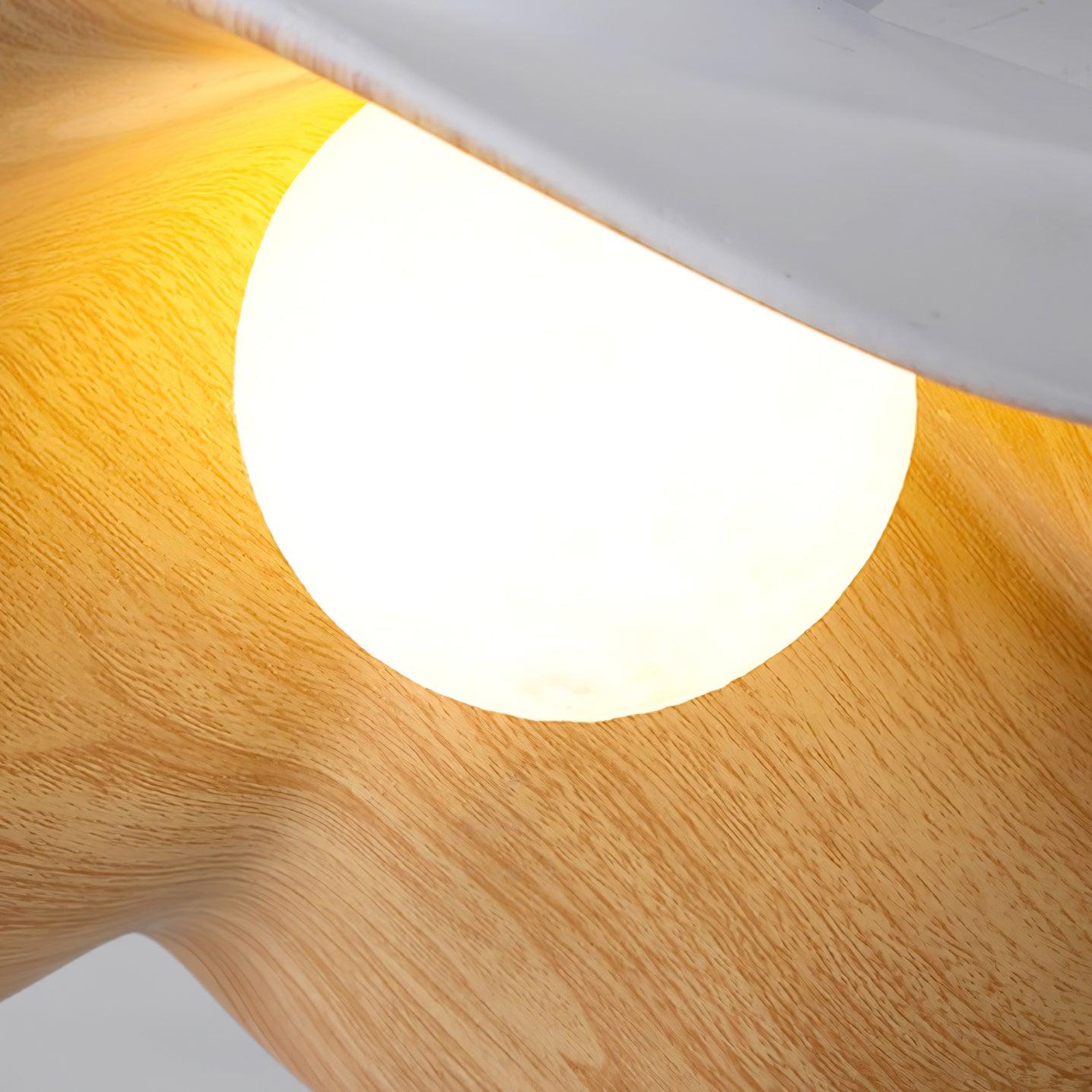 Meare Vayne Pendant Lamp – LED Water-Transfer Leaf Vein Pattern Architectural Interiors