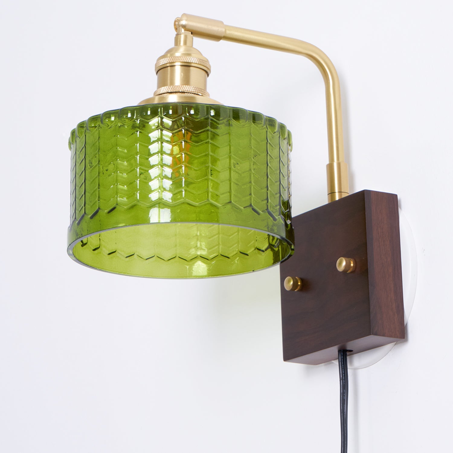 Verdant Dome Wall Lamp – Rustic Glass Shade Casts Dappled Forest Light Across Interiors