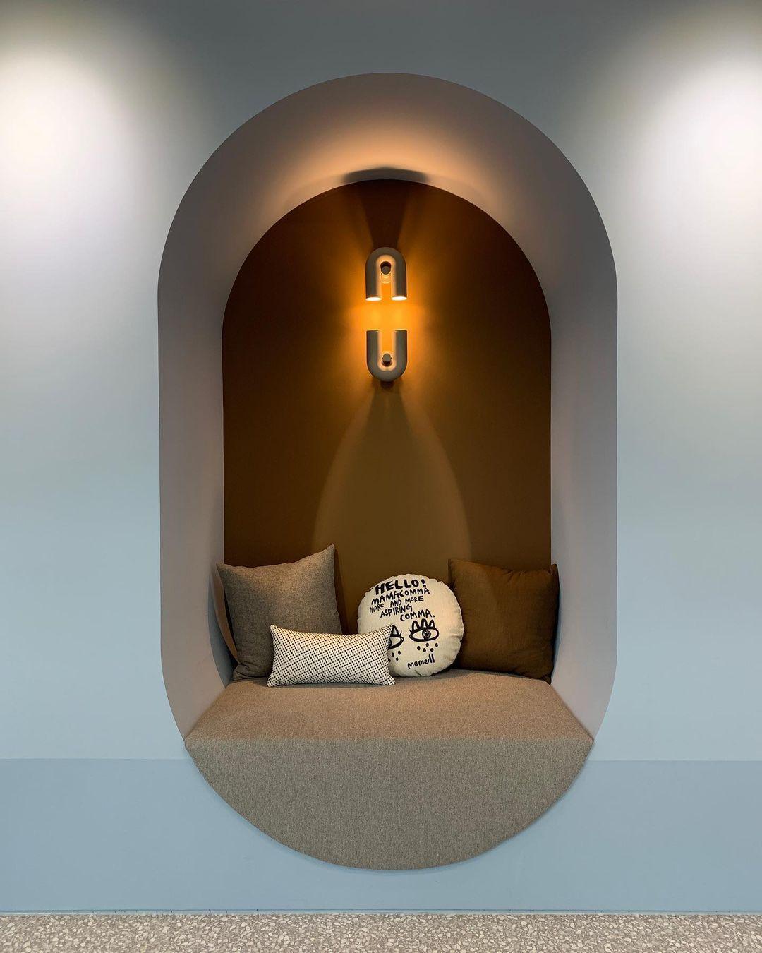 Modern Arch Wall Sconce LED Spotlight – Adjustable Directional Cylinder Light Fixture