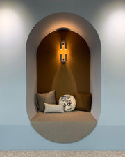 Modern Arch Wall Sconce LED Spotlight – Adjustable Directional Cylinder Light Fixture