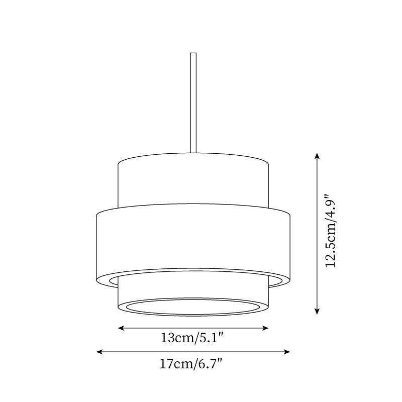 Eaden Travertine Pendant Lamp – Natural Stone Pendant Light With Walnut Wood Band Modern Living