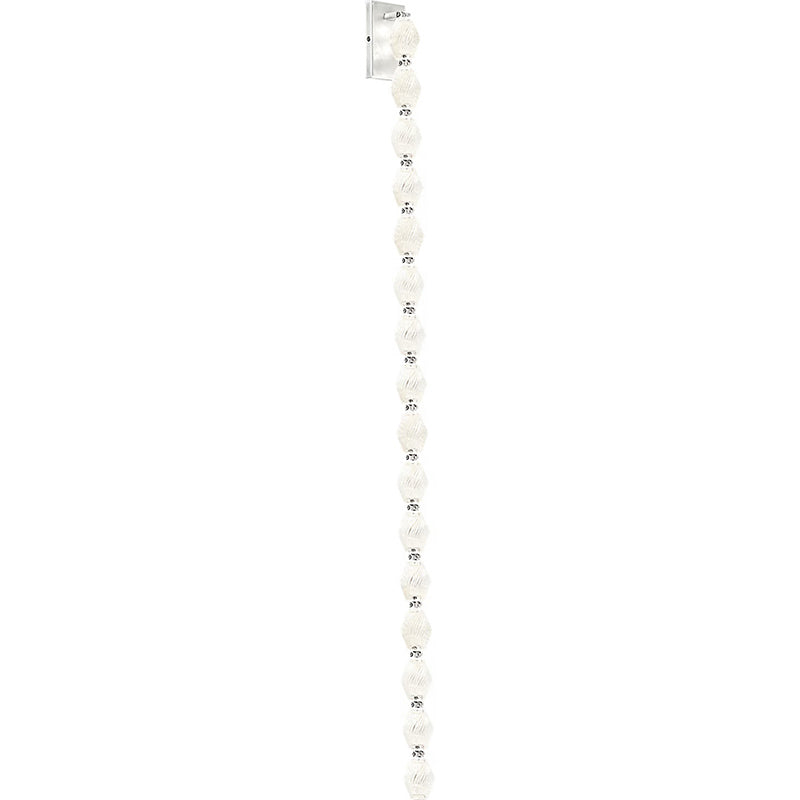 Aurelia Stacked Glass Wall Lamp – Modern Gold Vertical Bathroom Vanity Sconce Fixture