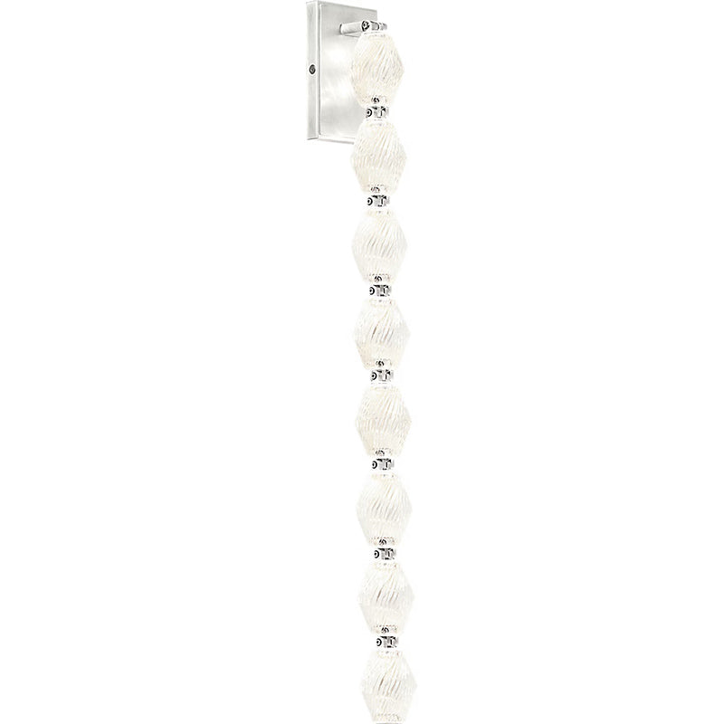 Aurelia Stacked Glass Wall Lamp – Modern Gold Vertical Bathroom Vanity Sconce Fixture