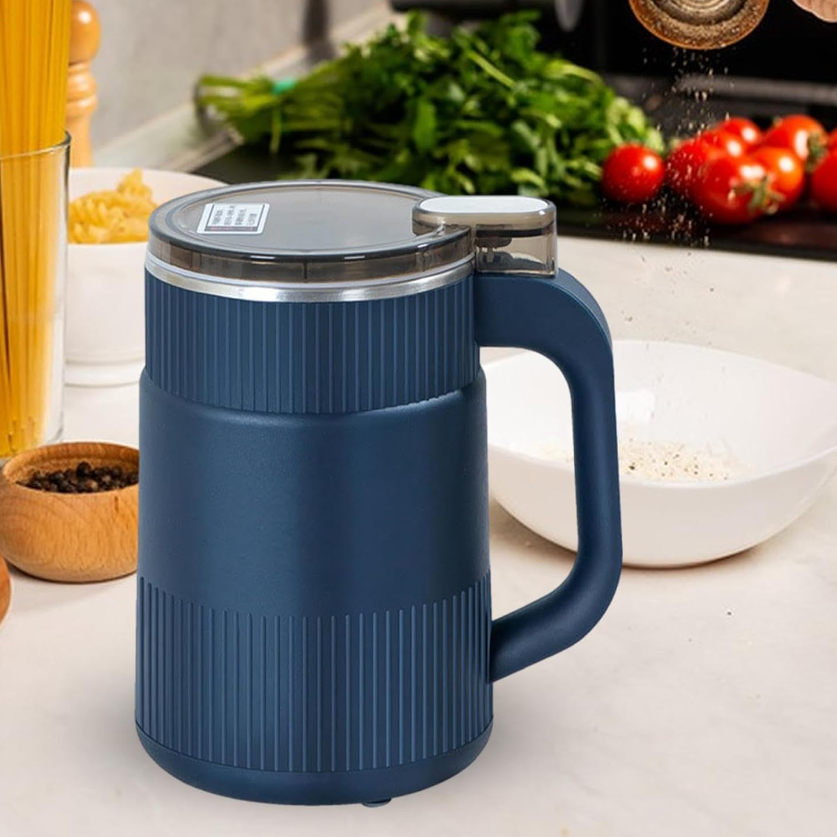 Ridgewell Insulated Travel Mug – Stainless Steel Spill-Proof Coffee Tumbler Sliding Lid Handle