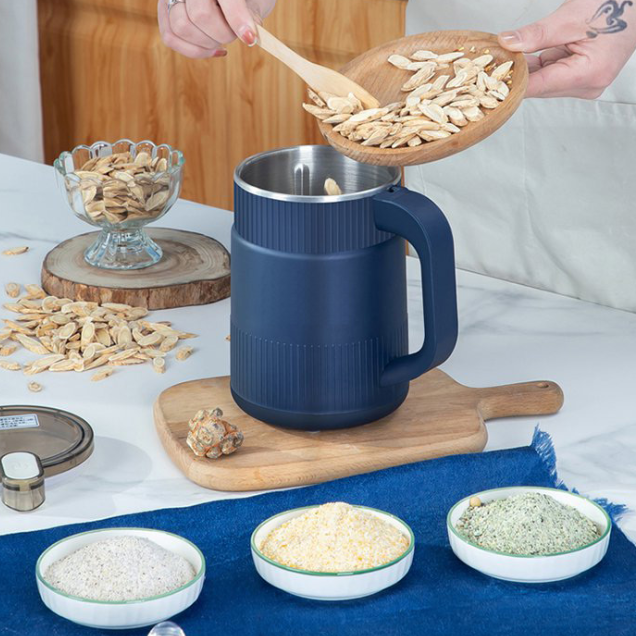 Ridgewell Insulated Travel Mug – Stainless Steel Spill-Proof Coffee Tumbler Sliding Lid Handle