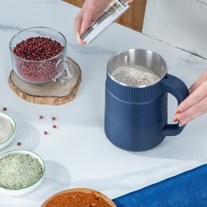 Ridgewell Insulated Travel Mug – Stainless Steel Spill-Proof Coffee Tumbler Sliding Lid Handle