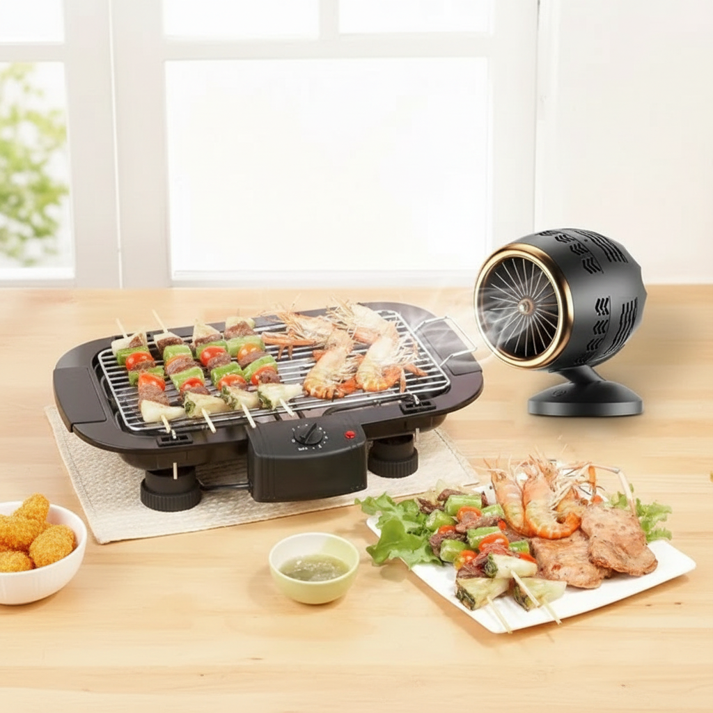 Turbolyn Portable Range Hood – USB Kitchen Exhaust Fan Compact Adjustable Airflow Indoor Cooking