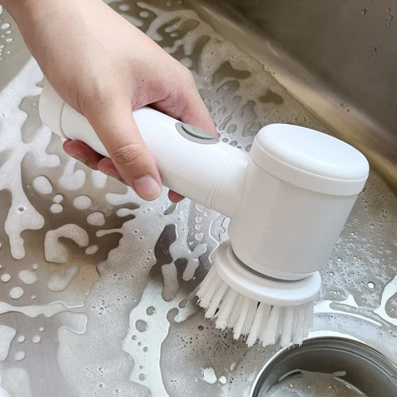 Pureflow Cleaning Brush – Rechargeable Electric Power Scrubber Cordless Kitchen Bathroom Tile Grout