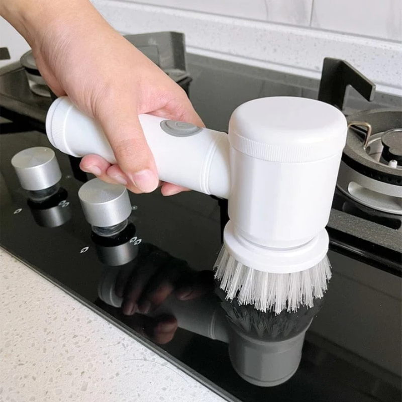 Pureflow Cleaning Brush – Rechargeable Electric Power Scrubber Cordless Kitchen Bathroom Tile Grout