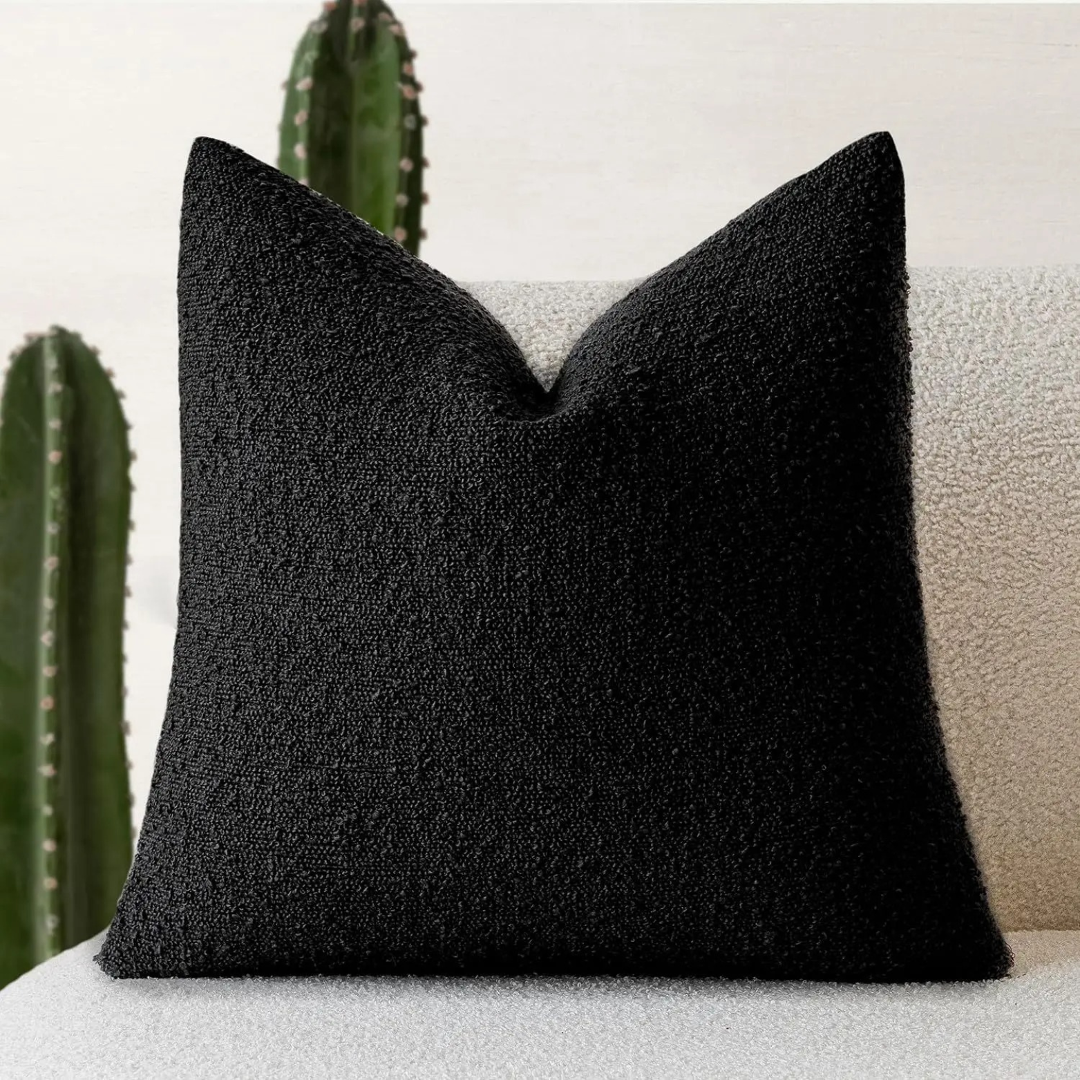 Celestria Cloud Decorative Pillow – Luxury Boucle Textured Throw Pillow Bedroom Living Room Sofa Decor