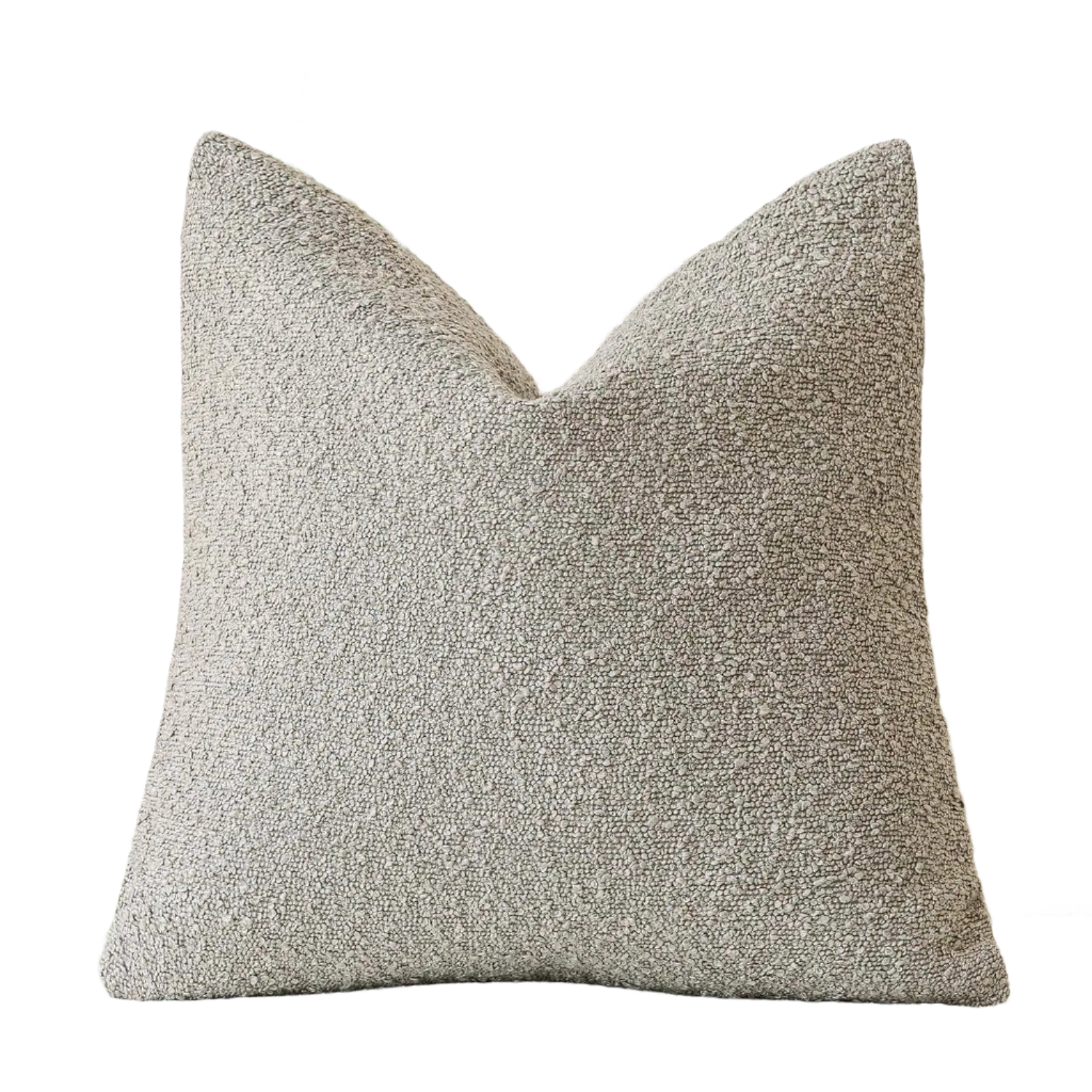 Breckton Textured Throw Pillow Cover – Scandinavian Charcoal Gray Boucle Cushion Living Room Bedroom Decor