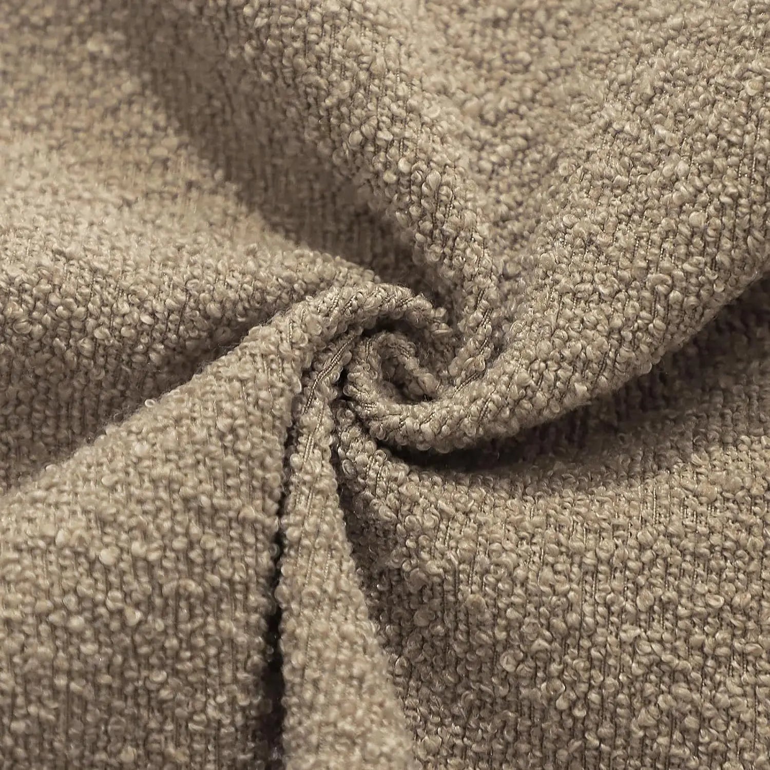 Breckton Textured Throw Pillow Cover – Scandinavian Charcoal Gray Boucle Cushion Living Room Bedroom Decor