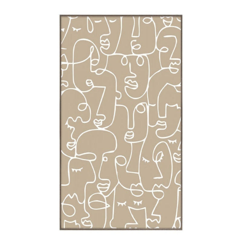 Solune Abstract Canvas Wall Art – Modern Minimalist Geometric Print Living Room Bedroom Decor