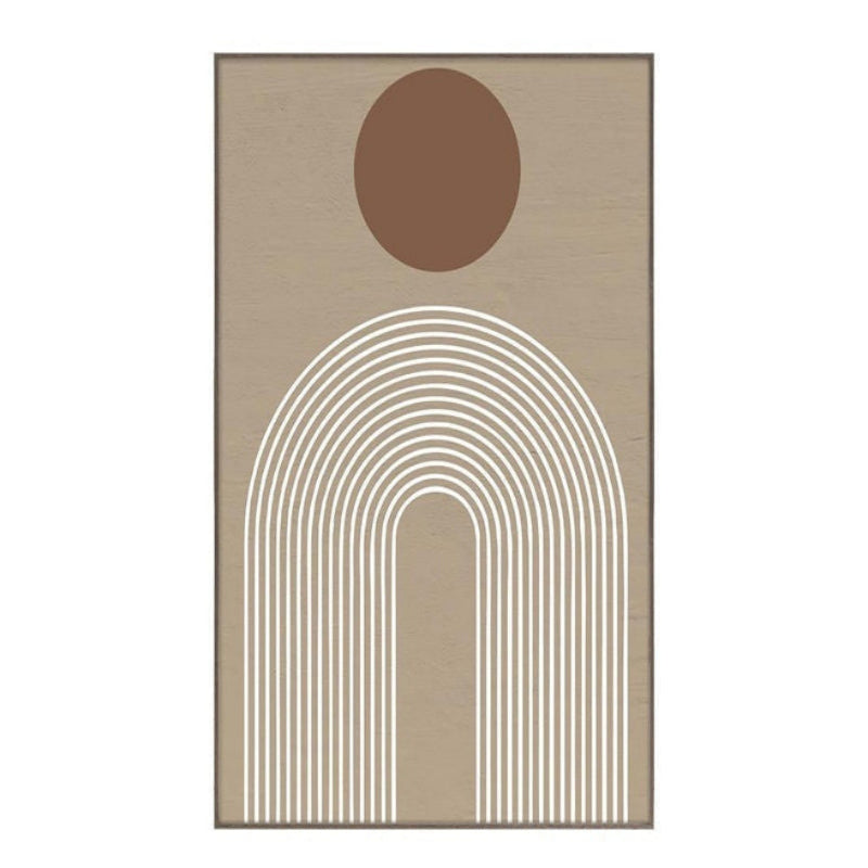 Solune Abstract Canvas Wall Art – Modern Minimalist Geometric Print Living Room Bedroom Decor