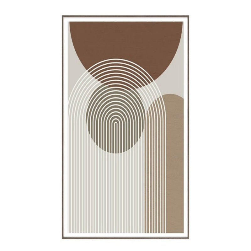 Solune Abstract Canvas Wall Art – Modern Minimalist Geometric Print Living Room Bedroom Decor