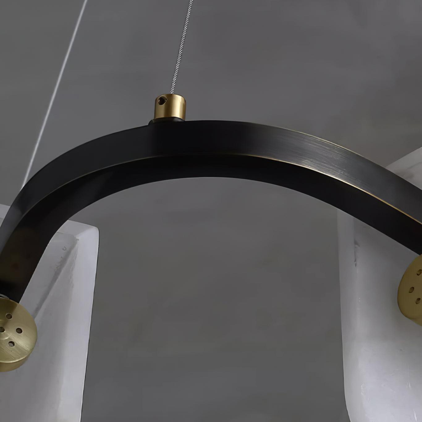 Caravel Chandelier – Modern Alabaster Pendant Light Dining Room Living Room Ceiling Lighting