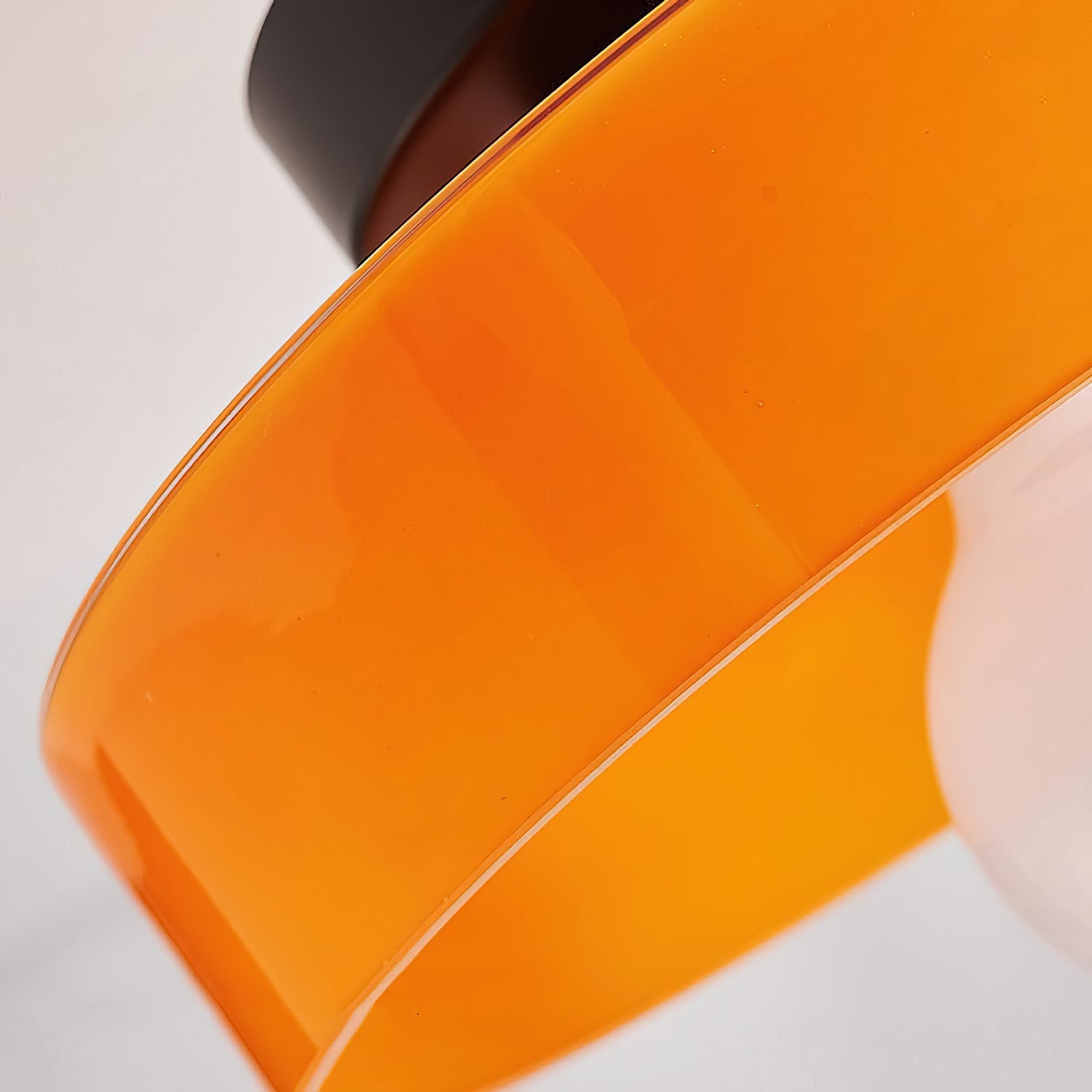 Glass Disc Flush Mount Ceiling Light – Modern Opal Globe Fixture