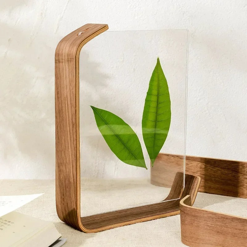 Benvex Frame Desk Lamp – LED Modern Wood Photo Display Table Light Bedroom Living Room Decorative Lighting
