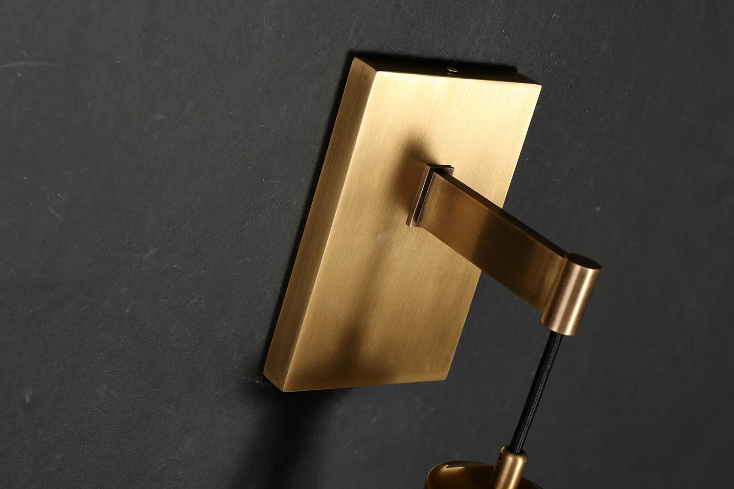 Drye Drop Wall Sconce - LED Indoor Glass Wall Light With Blown Drops Brass Finish