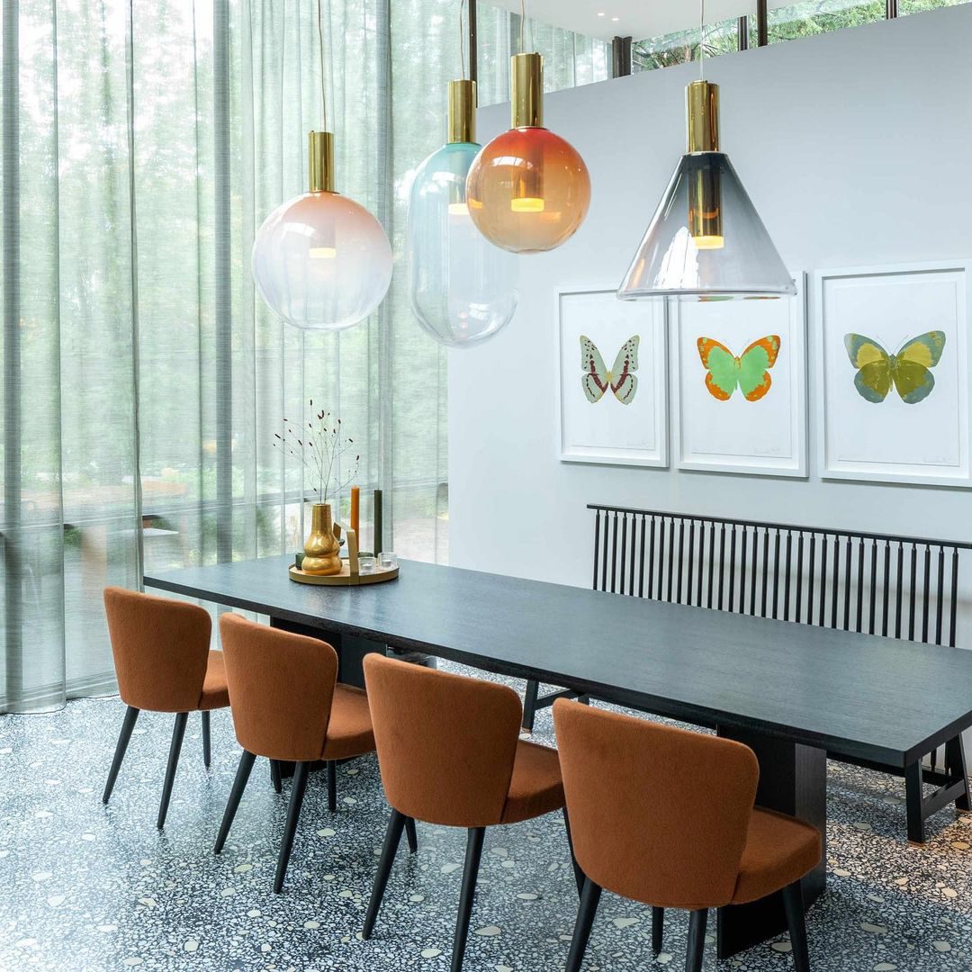 Erin Fabric Globe Pendant – LED Fabric Pendant Lighting Fixture