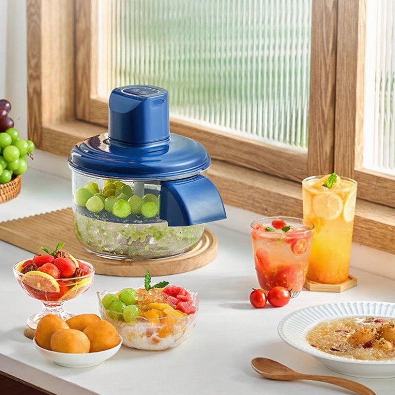 Vortex Mini Food Chopper – Electric Vegetable Garlic Chopper Wireless Rechargeable Kitchen Prep Tool