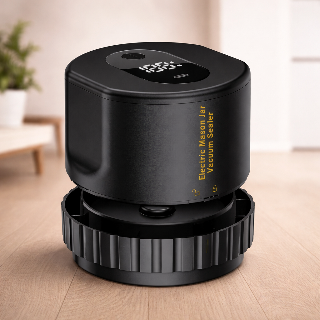 Vexora Electric Vacuum Sealer – Automatic Food Storage Mason Jar Container Airtight Sealing Machine