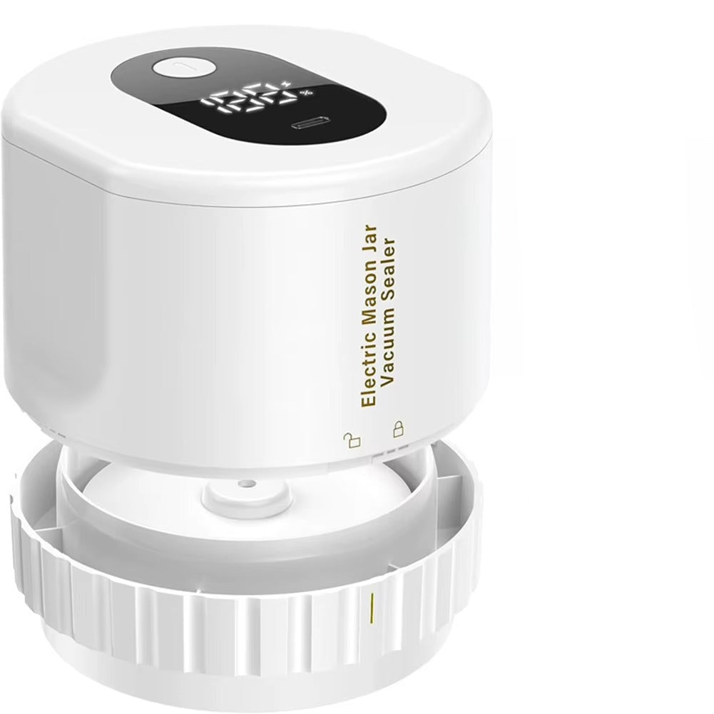 Vexora Electric Vacuum Sealer – Automatic Food Storage Mason Jar Container Airtight Sealing Machine