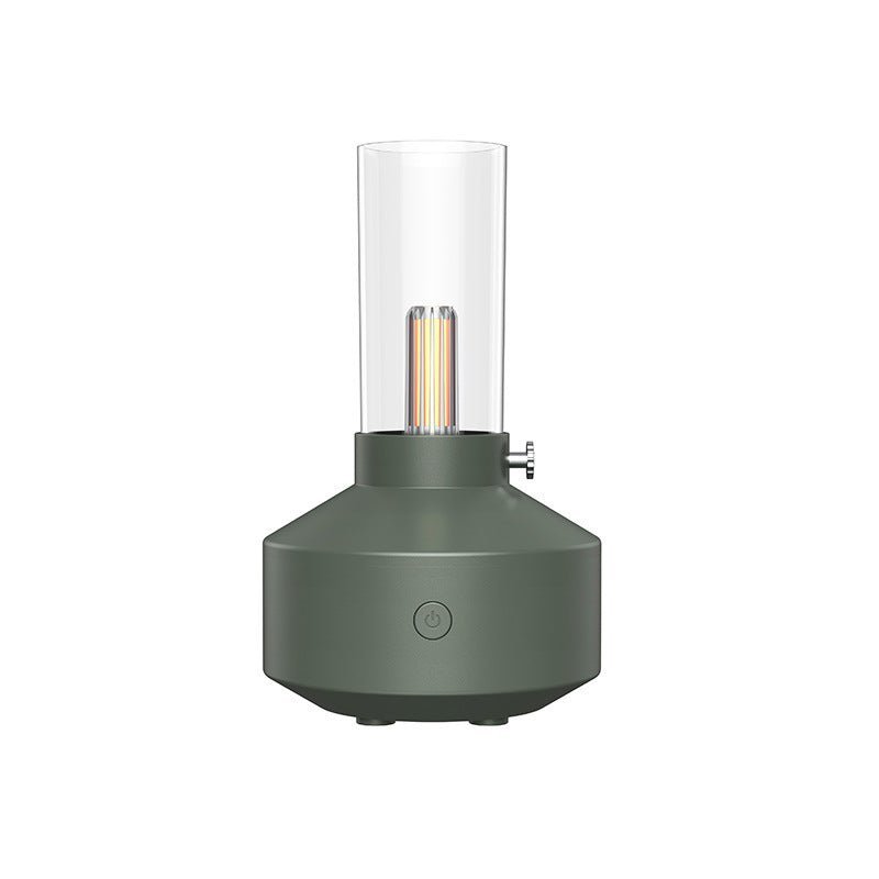 Verdant Mist Aroma Diffuser – LED Flameless Candles Decorative Lanterns Table Lamp Bedroom Living Room