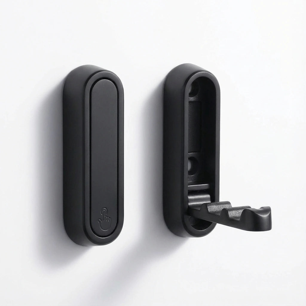 Capslo Arch Wall Hook – Heavy Duty Folding Coat Rack Space Saving Towel Hanger Bathroom Organizer