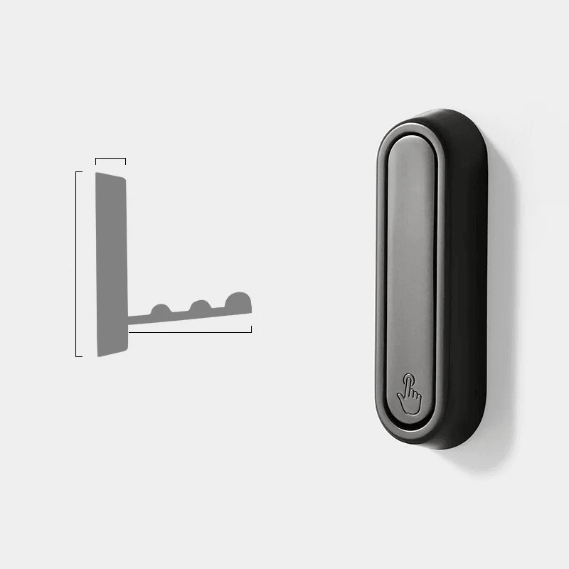 Hexton Folding Wall Hook – Space Saving Retractable Coat Hanger Entryway Bathroom Kitchen