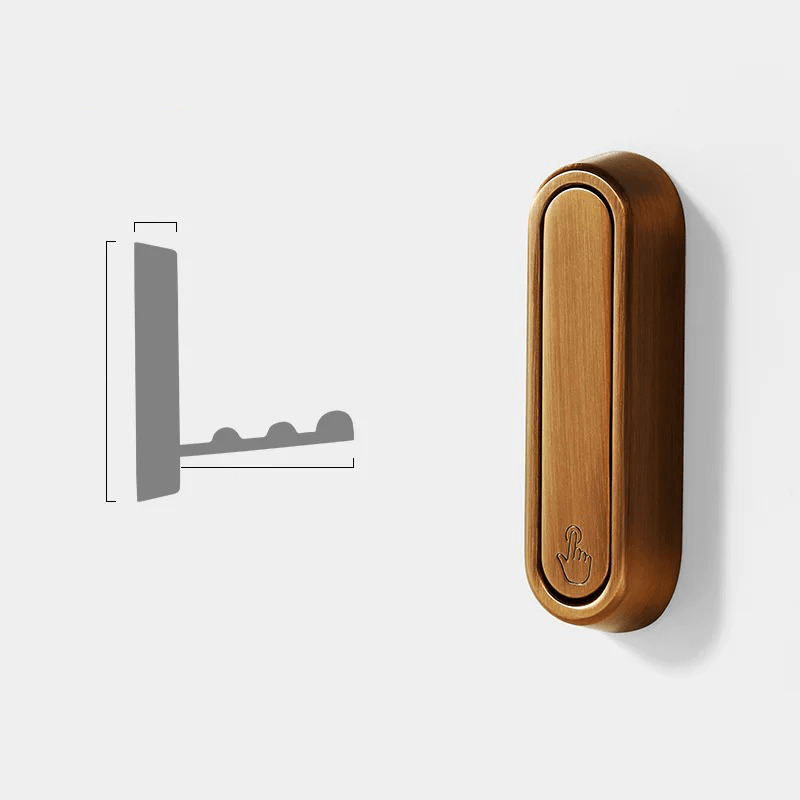 Hexton Folding Wall Hook – Space Saving Retractable Coat Hanger Entryway Bathroom Kitchen