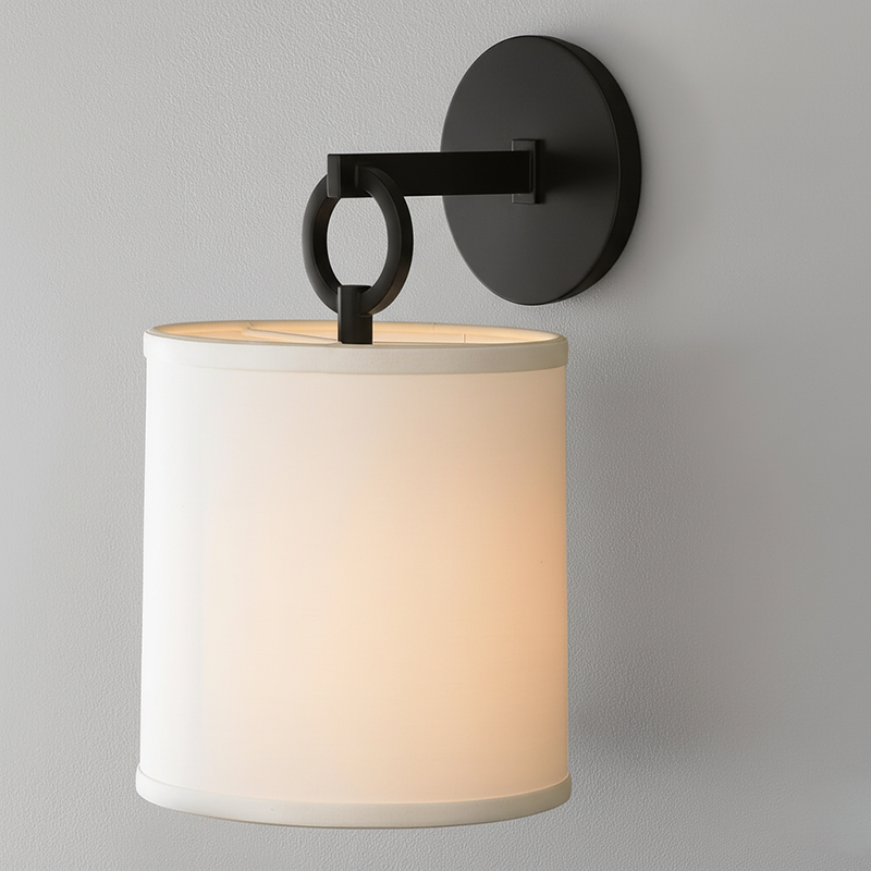 Crescent Ring Wall Sconce – LED Modern Wall Lighting Fixture Soft Ambient Glow