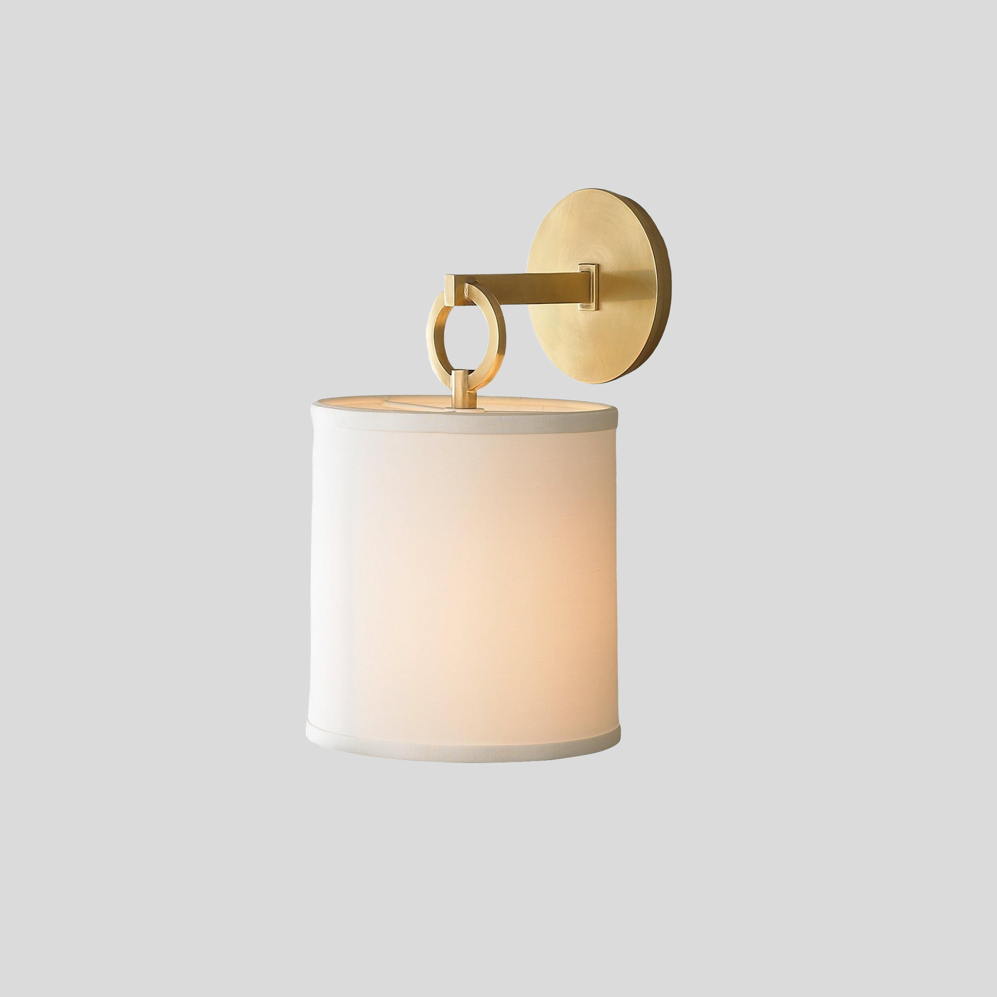 Crescent Ring Wall Sconce – LED Modern Wall Lighting Fixture Soft Ambient Glow