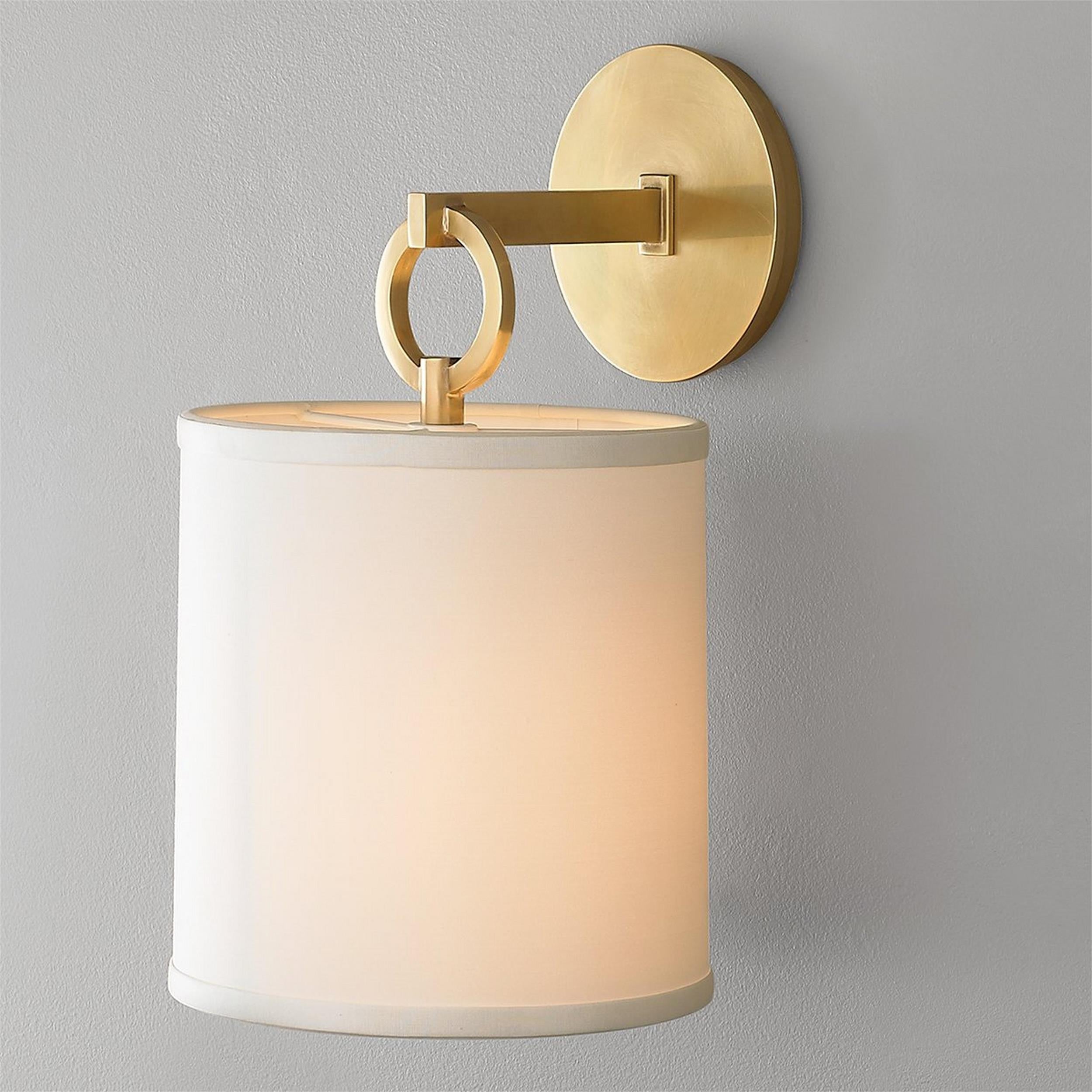 Crescent Ring Wall Sconce – LED Modern Wall Lighting Fixture Soft Ambient Glow