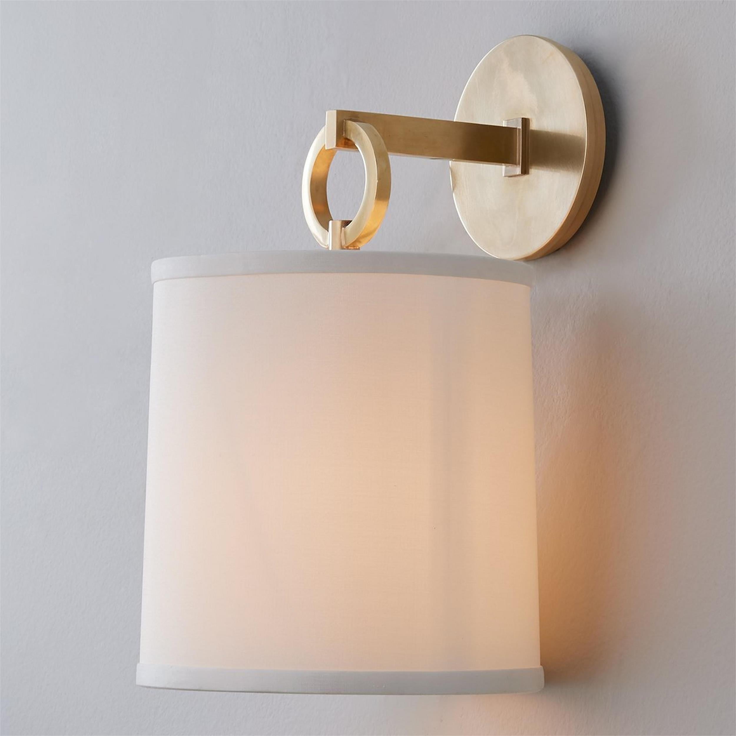 Crescent Ring Wall Sconce – LED Modern Wall Lighting Fixture Soft Ambient Glow