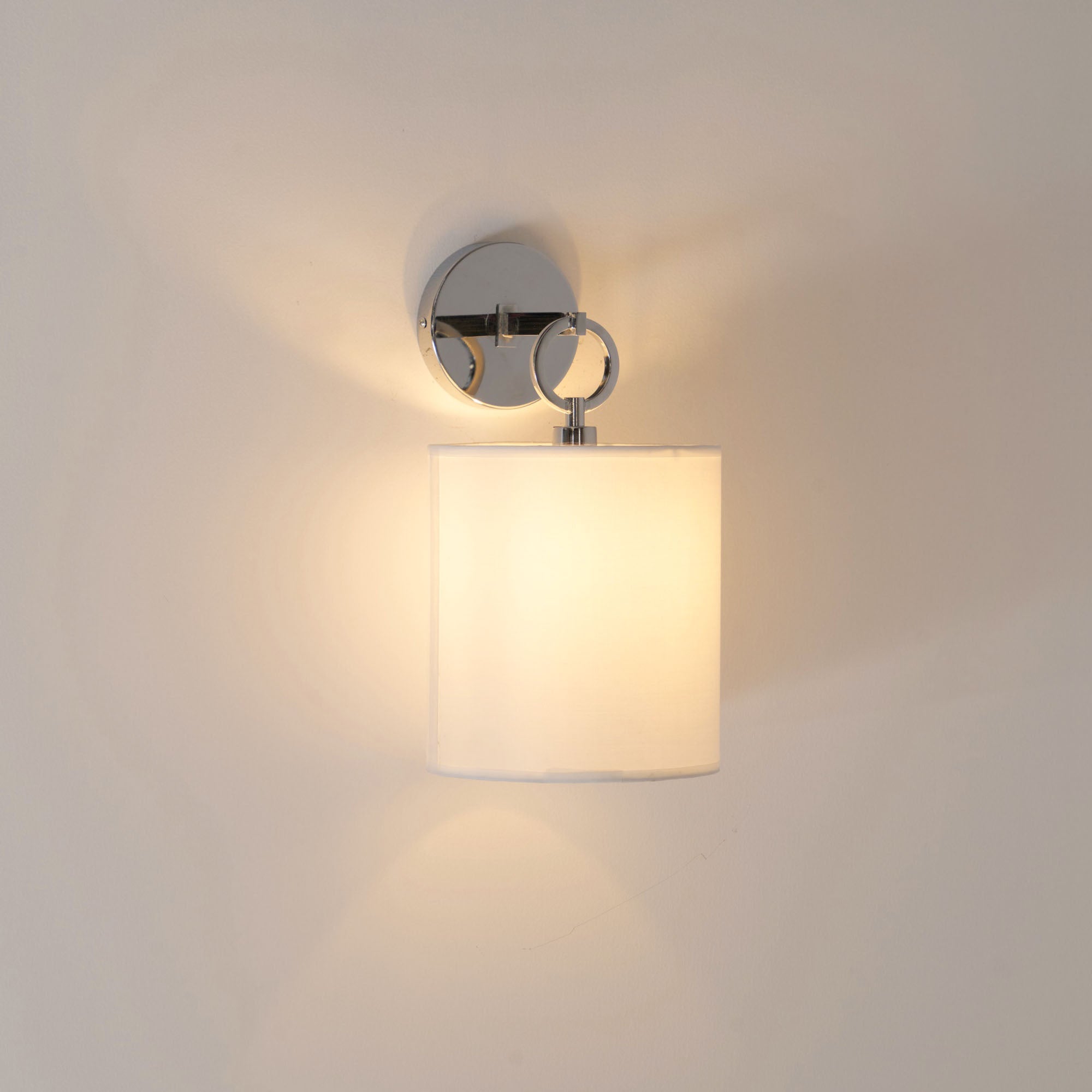 Crescent Ring Wall Sconce – LED Modern Wall Lighting Fixture Soft Ambient Glow