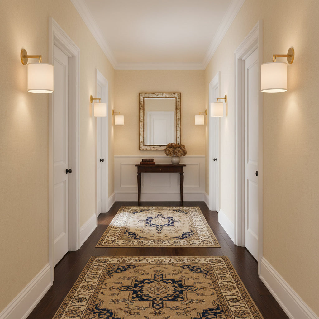Crescent Ring Wall Sconce – LED Modern Wall Lighting Fixture Soft Ambient Glow