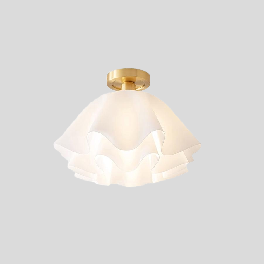 Garant Semi-Flush Ceiling Light – Acrylic Shade Diffusion Modern Minimalist Interiors Living Spaces