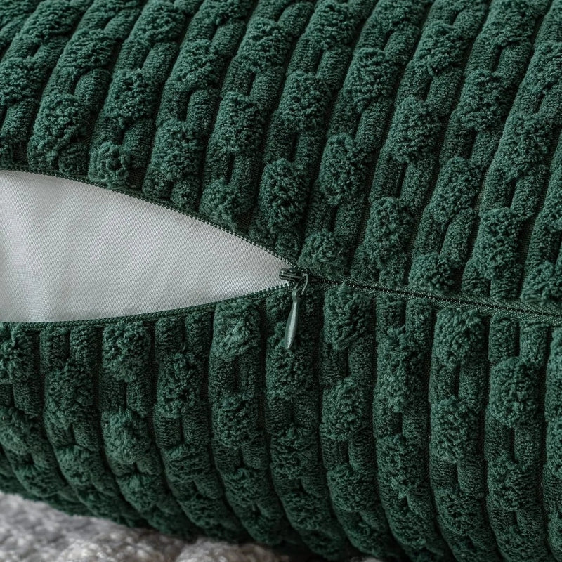 Cordale Textured Cushion Cover – Ribbed Corduroy Throw Pillow Case Decorative Living Room Bedroom Sofa