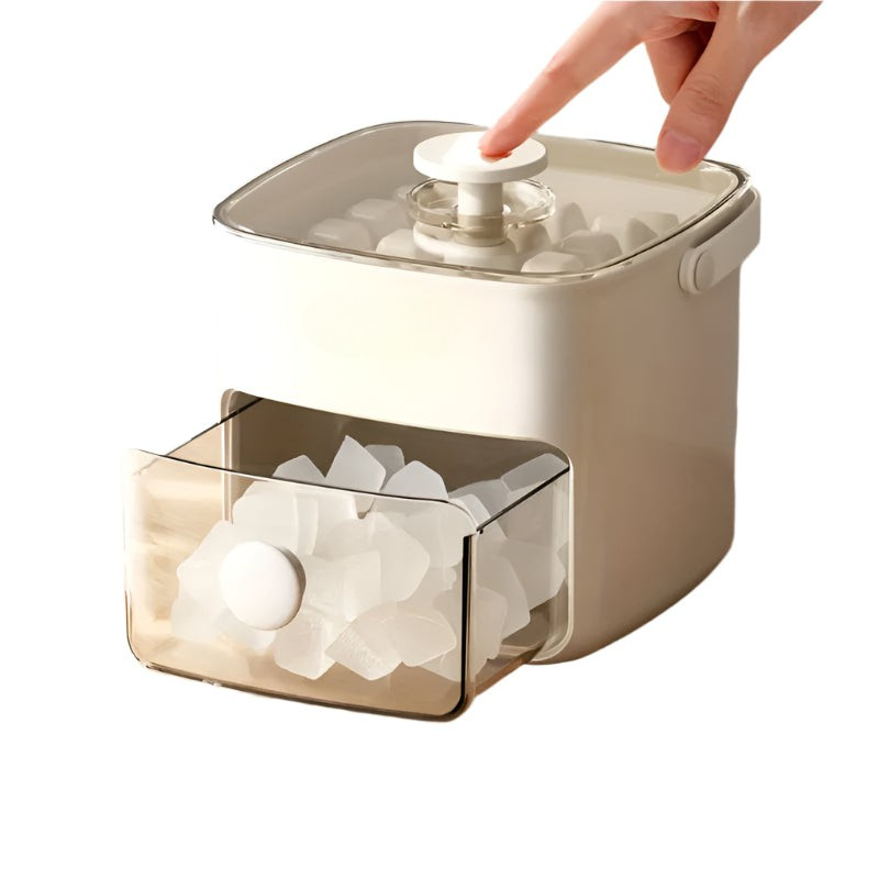 Cubix Dual Storage Organizer – Countertop Cotton Pad Swab Dispenser Cosmetic Bathroom Vanity