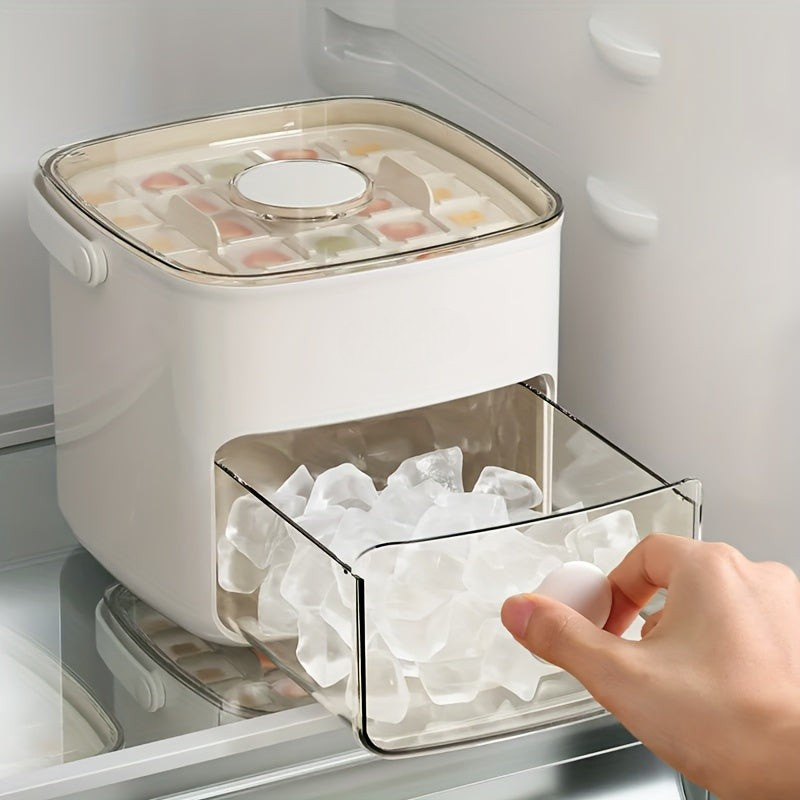 Cubix Dual Storage Organizer – Countertop Cotton Pad Swab Dispenser Cosmetic Bathroom Vanity