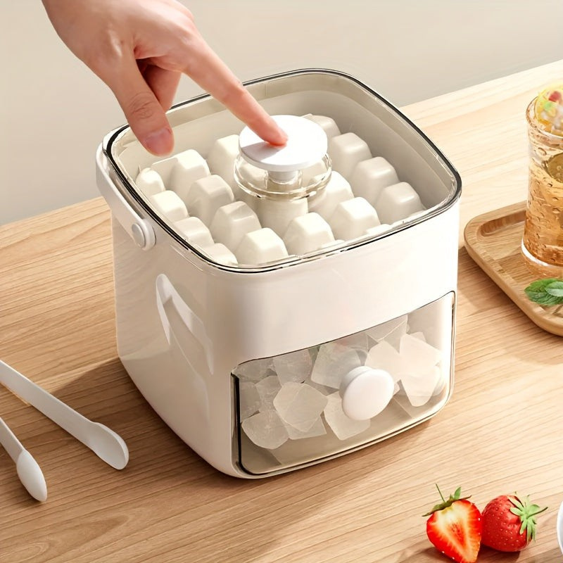 Cubix Dual Storage Organizer – Countertop Cotton Pad Swab Dispenser Cosmetic Bathroom Vanity