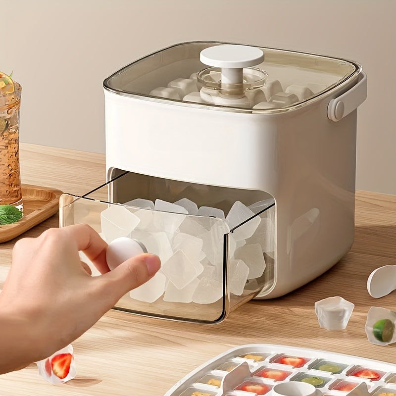 Cubix Dual Storage Organizer – Countertop Cotton Pad Swab Dispenser Cosmetic Bathroom Vanity