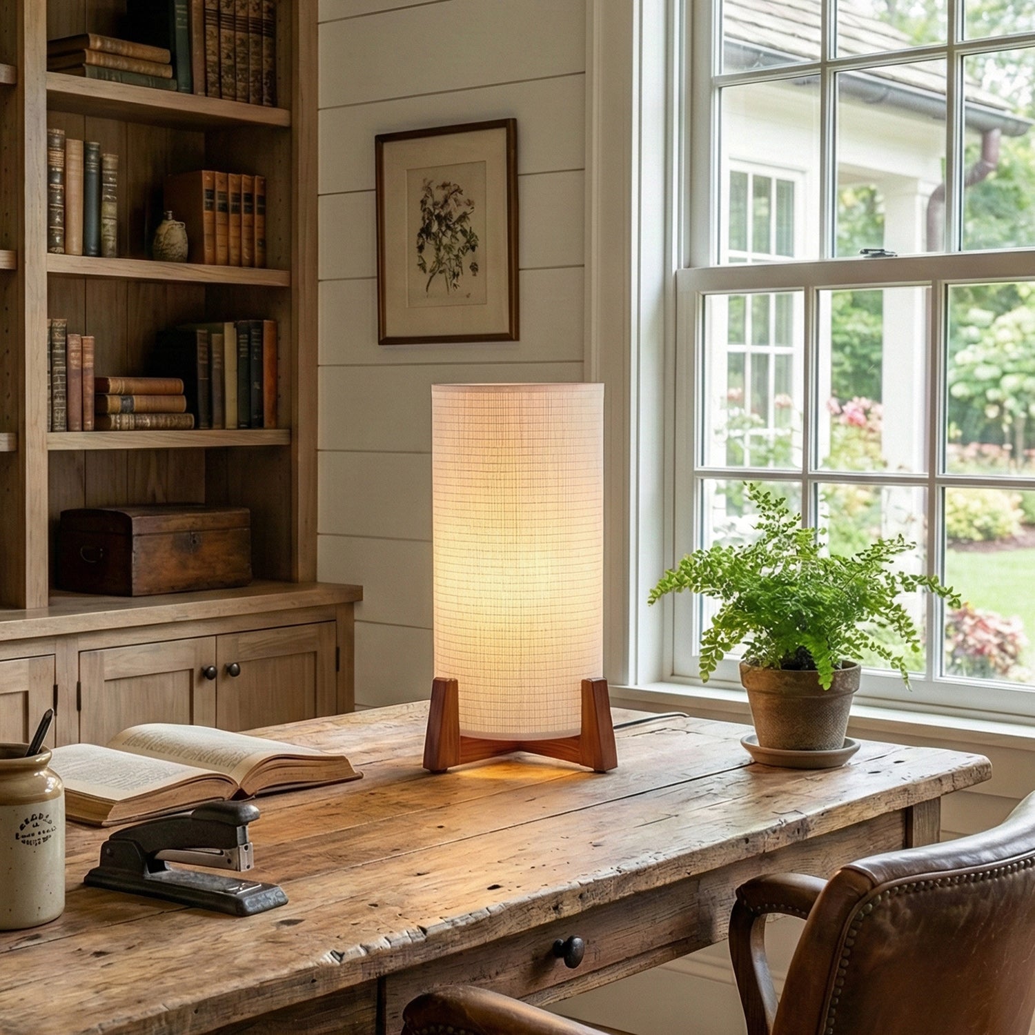 Array Lure Table Lamp – Premium Fabric Shade Diffused Multi-Directional Light Contemporary