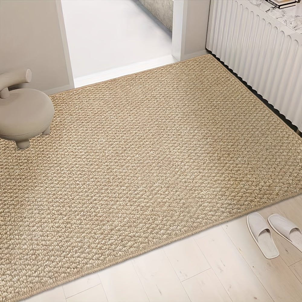 Tesslyn Jute Entry Mat – Natural Woven Doorway Rug Washable Non-Slip Hallway Runner Entryway