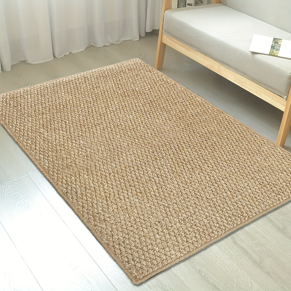 Tesslyn Jute Entry Mat – Natural Woven Doorway Rug Washable Non-Slip Hallway Runner Entryway