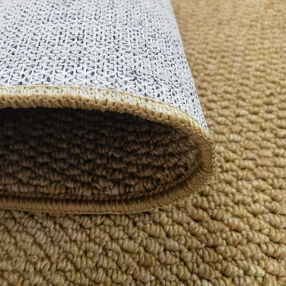 Tesslyn Jute Entry Mat – Natural Woven Doorway Rug Washable Non-Slip Hallway Runner Entryway