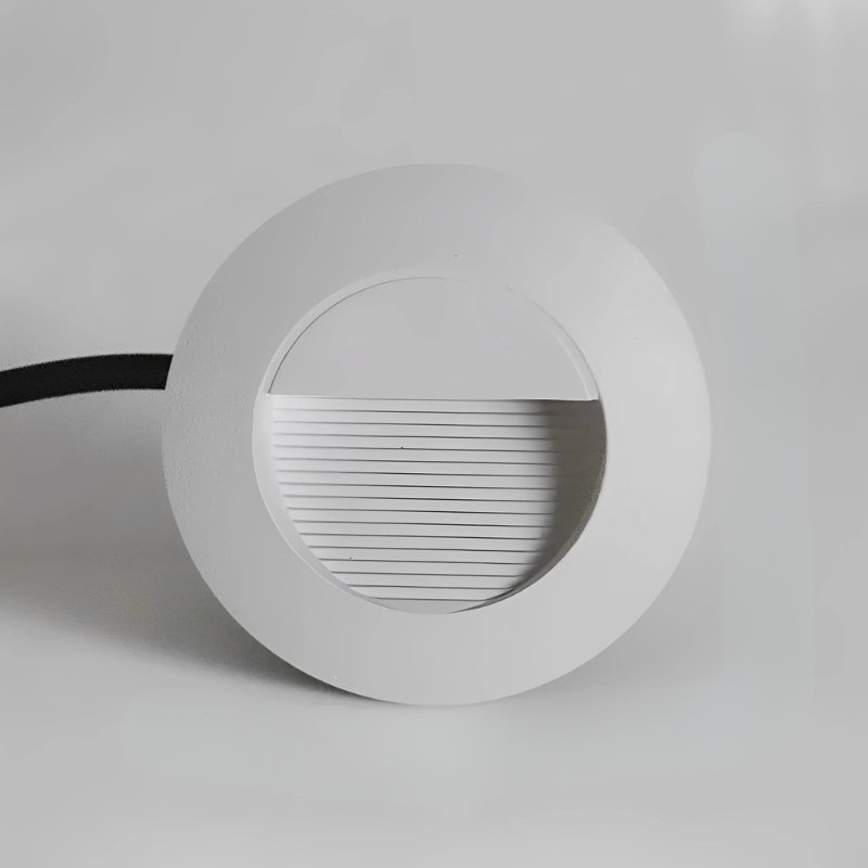 Creston Recessed Step Light – LED Outdoor Wall Stair Lighting Waterproof Modern Deck Pathway Fixture
